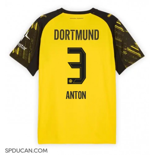 Muški Nogometni Dres Borussia Dortmund Waldemar Anton #3 Domaci 2025-26 Kratak Rukav